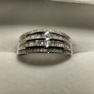 Brilliant 1/2 Carat Baguette Diamond Ring